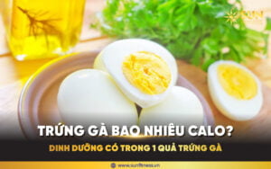 Trứng gà bao nhiêu calo