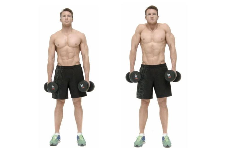 Dumbbell Shrug đúng kỹ thuật