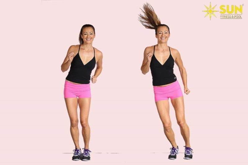 Động tác Side-to-side Jumps giúp xả stress rất tốt