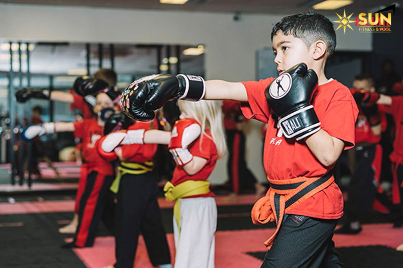 Cho trẻ tập Kickfit để tăng khả năng phòng vệ và cải thiện tinh thần