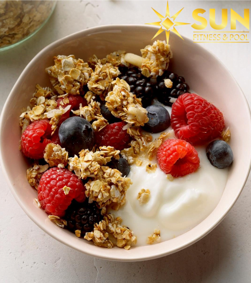 Granola là món ăn quen thuộc với những người tập gym
