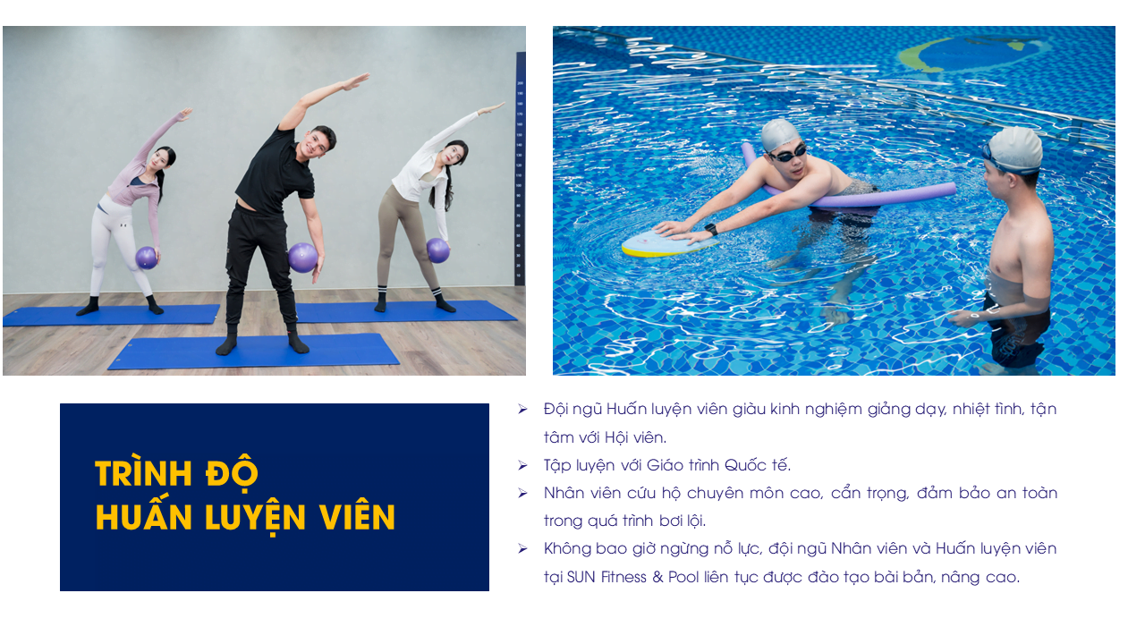 Đội ngũ huấn luyện viên đều tốt nghiệp các trường đào tạo TDTT chuyên nghiệp và có chuyên môn cao trong lĩnh vực